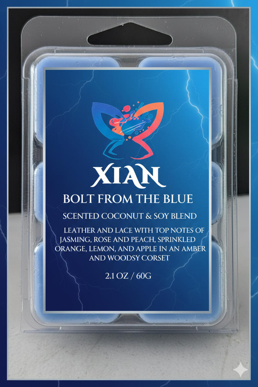 XiAn Handmade Candles & Wax Melts "Bolt from the Blue"