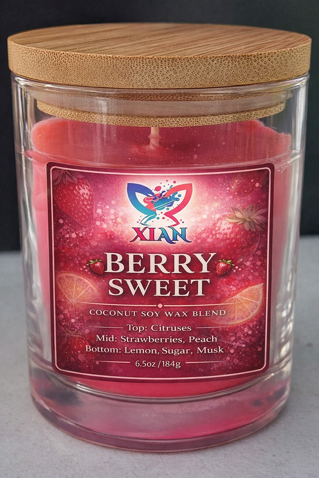 XiAn Handmade Candles "Sweet Strawberry"