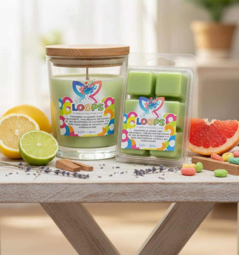 XiAn Handmade Candles & Wax Melts "Loops"