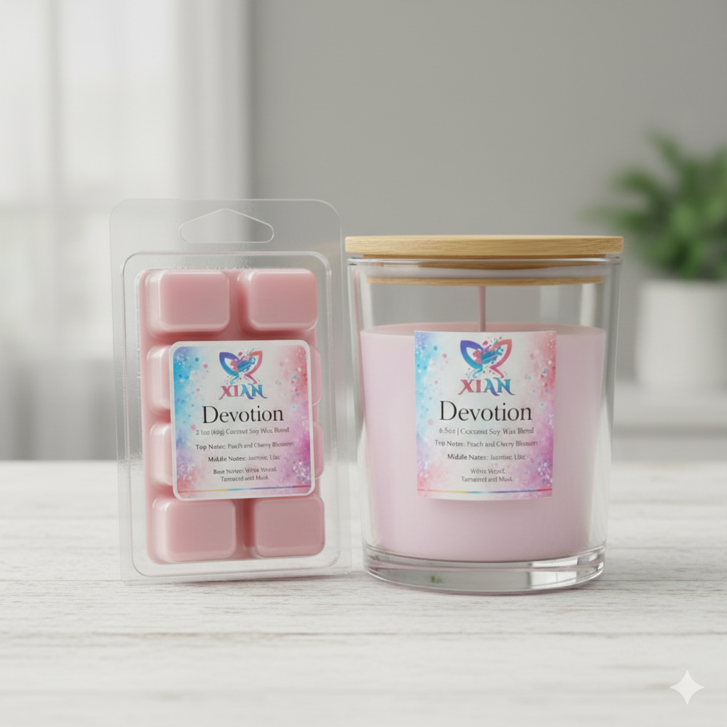 XiAn Handmade Candles & Wax Melts "Devotion"