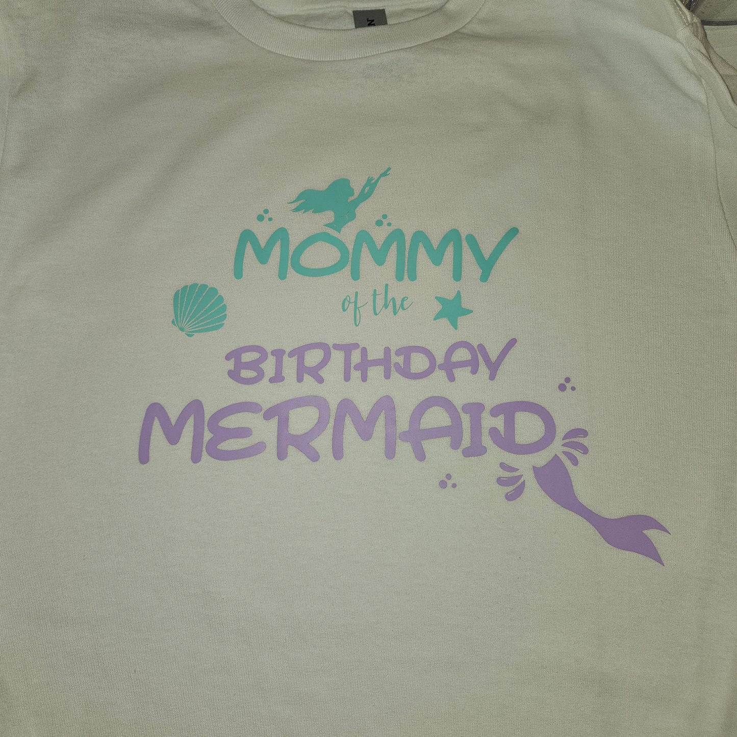 XiAn Custom Mermaid Birthday Theme T-Shirts