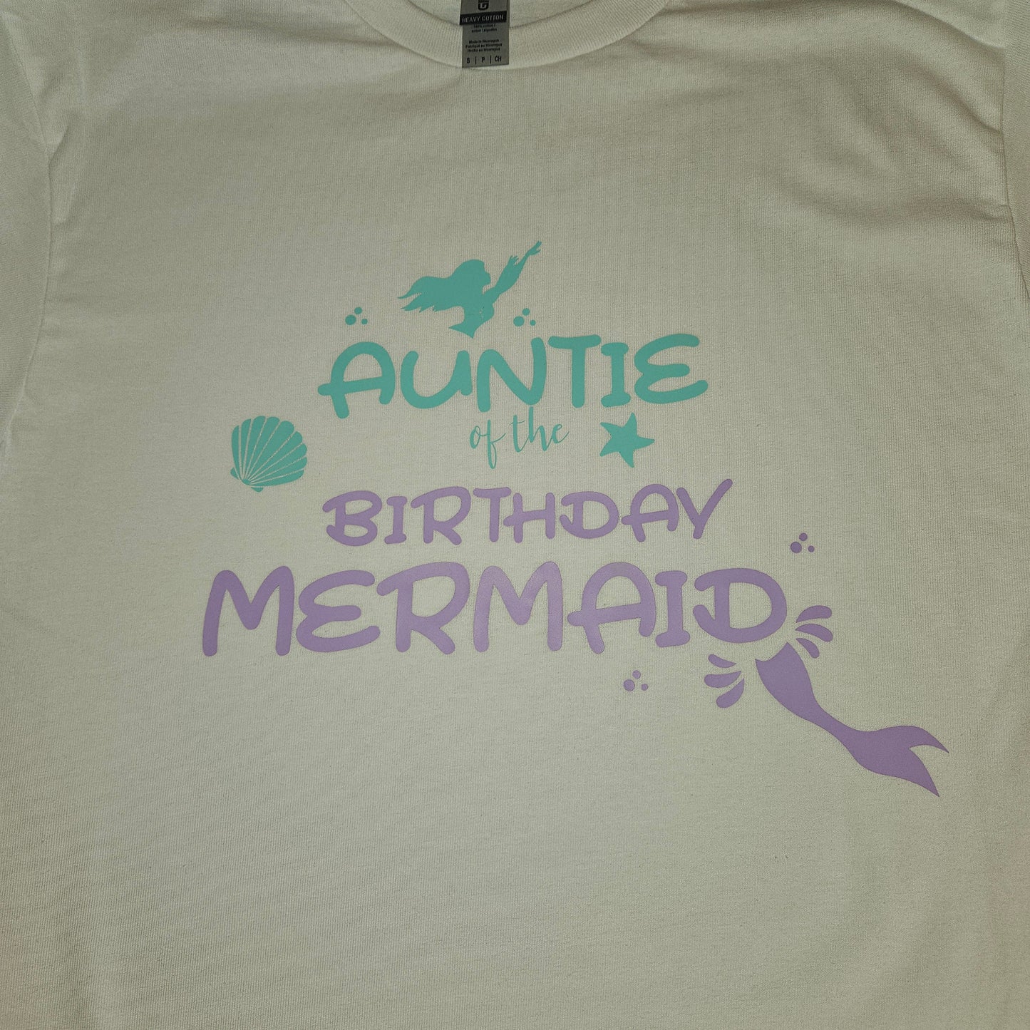 XiAn Custom Mermaid Birthday Theme T-Shirts