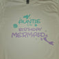 XiAn Custom Mermaid Birthday Theme T-Shirts