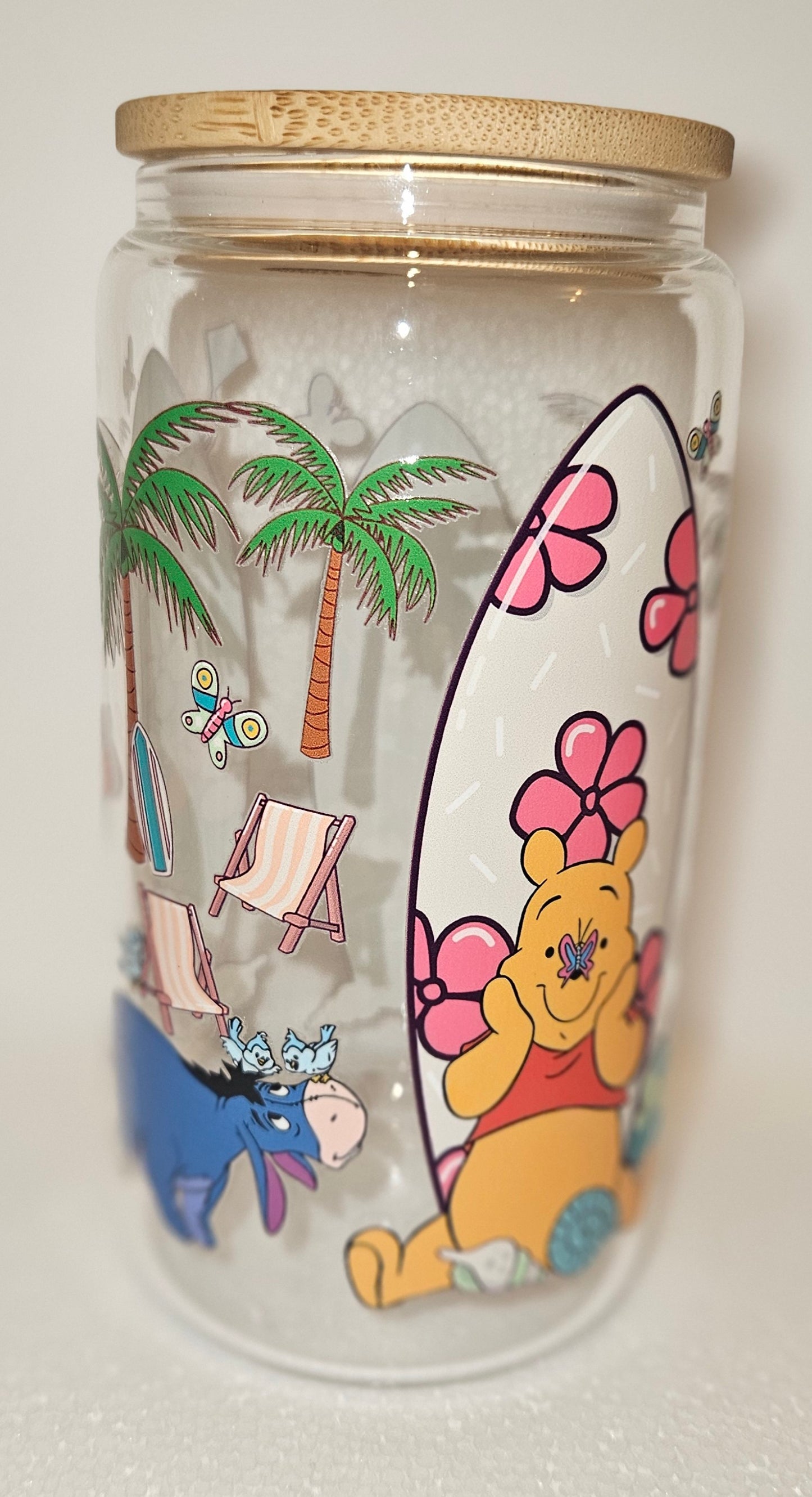 XiAn Winnie the Pooh Custom Glass Tumblers