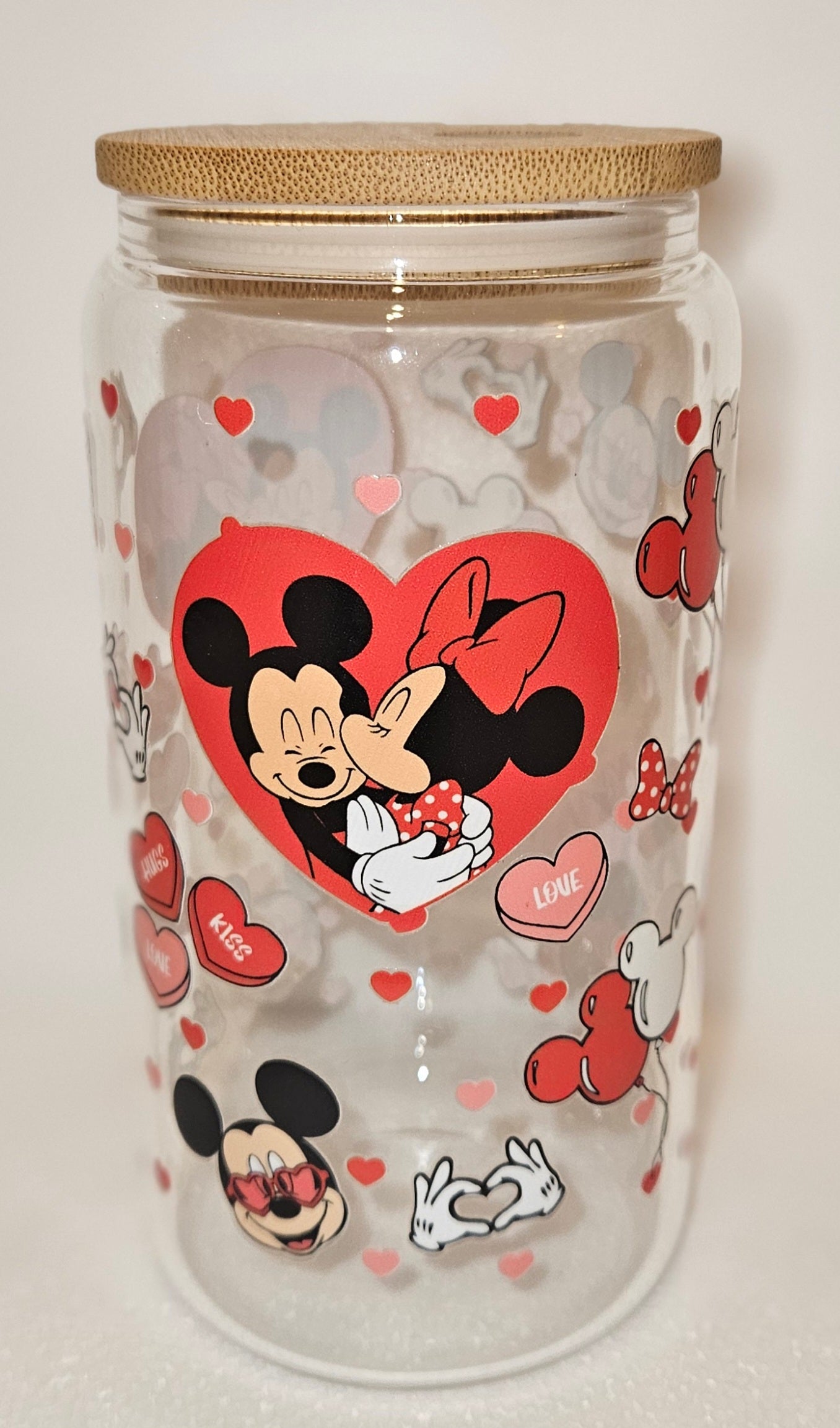 XiAn Mickey & Minnie Custom Glass Tumblers