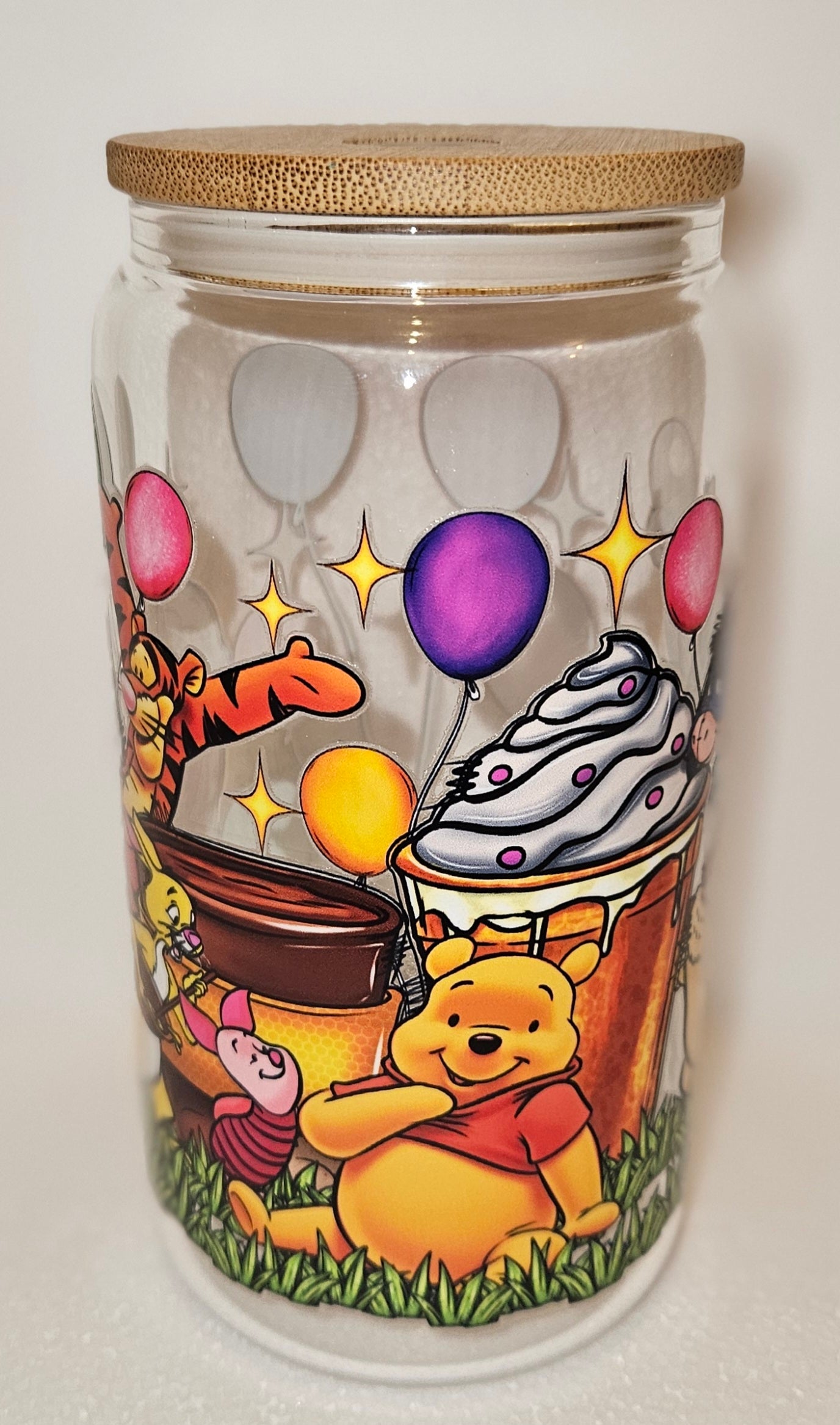 XiAn Winnie the Pooh Custom Glass Tumblers