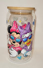 XiAn Mickey & Minnie Custom Glass Tumblers