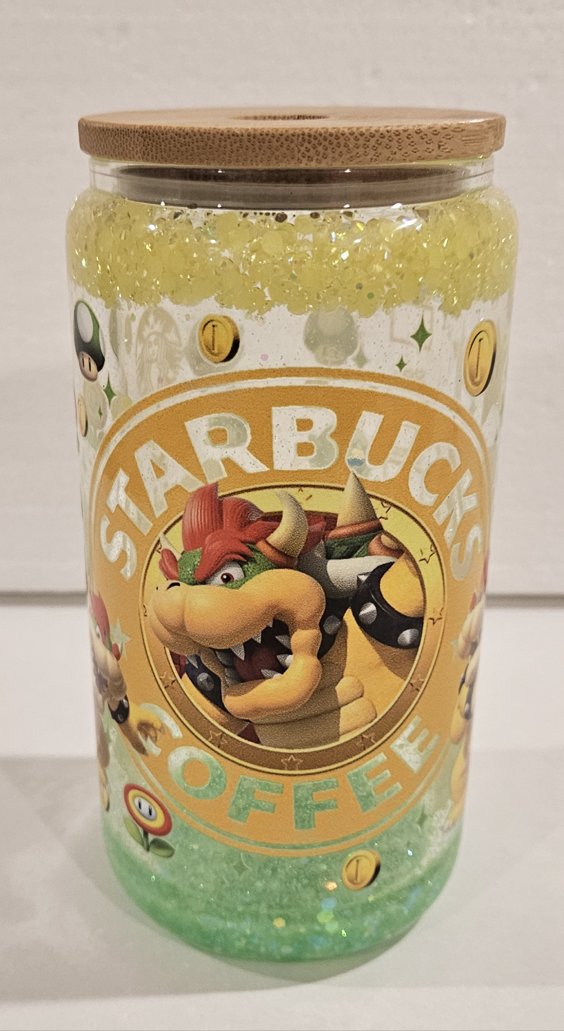 XiAn Super Mario Bros. Snow Globe Custom Tumblers