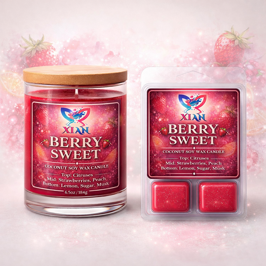 XiAn Handmade Candles "Sweet Strawberry"